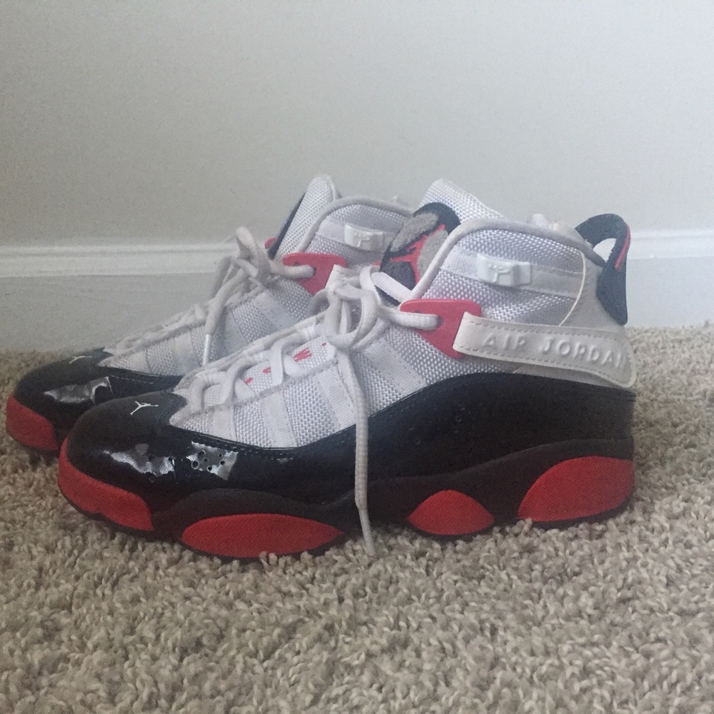 AIR JORDAN 6 Rings (Black/White/Red)