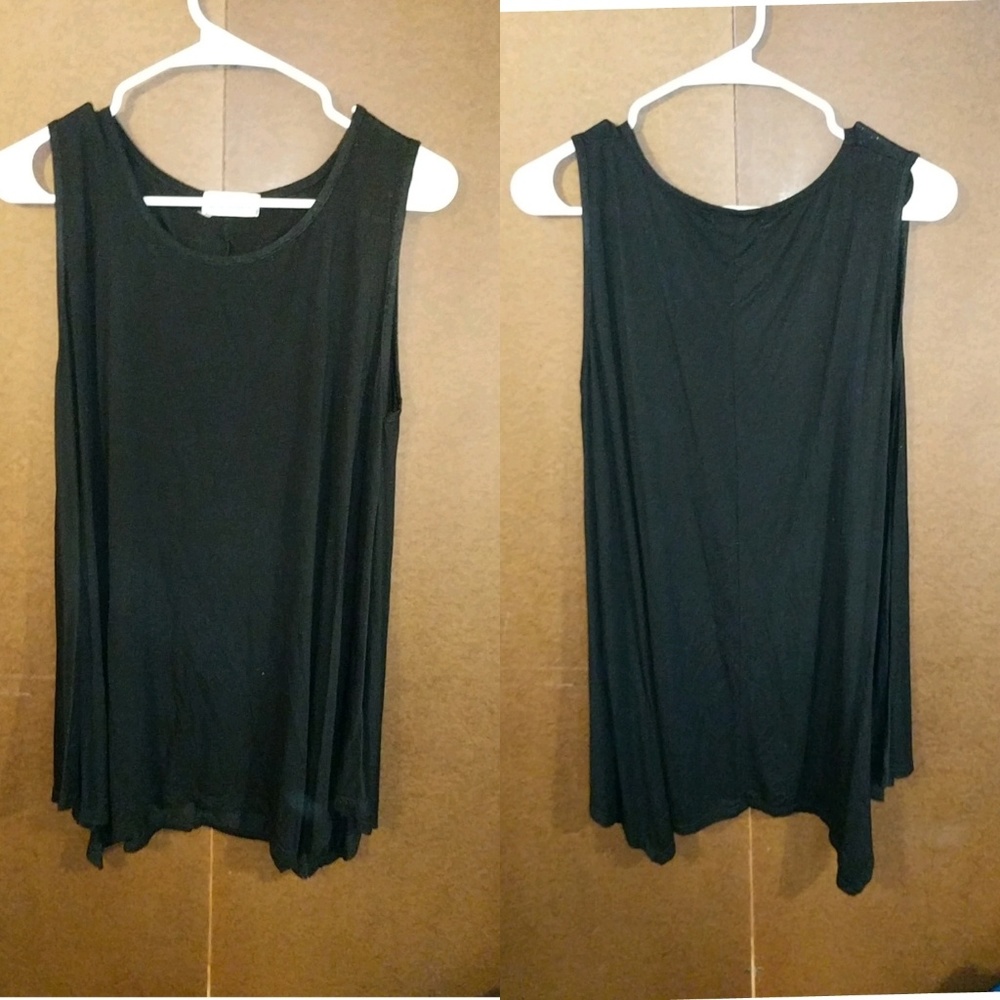 New Plain black tunic
