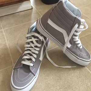 Gray Hi Top Vans