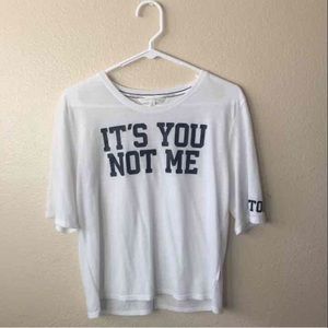 IT YOU NOT ME TEE VICTORIAS SECRET