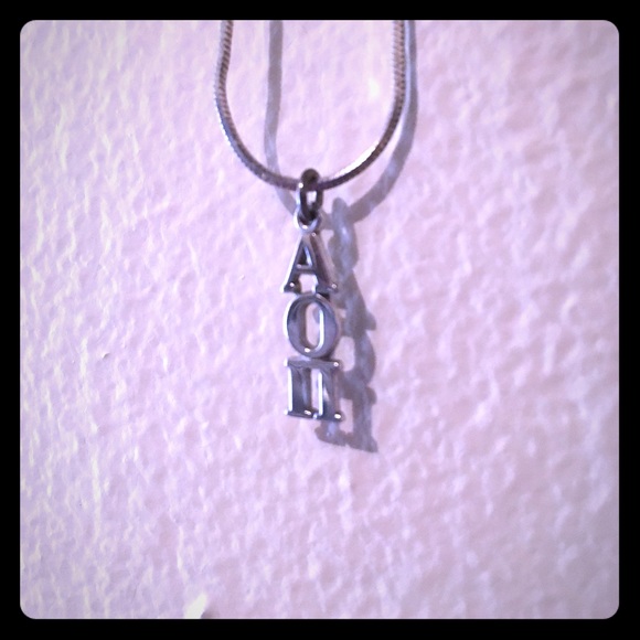 Jewelry - AOII sterling silver pendant (chain NOT included)