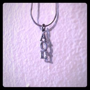 AOII sterling silver pendant (chain NOT included)