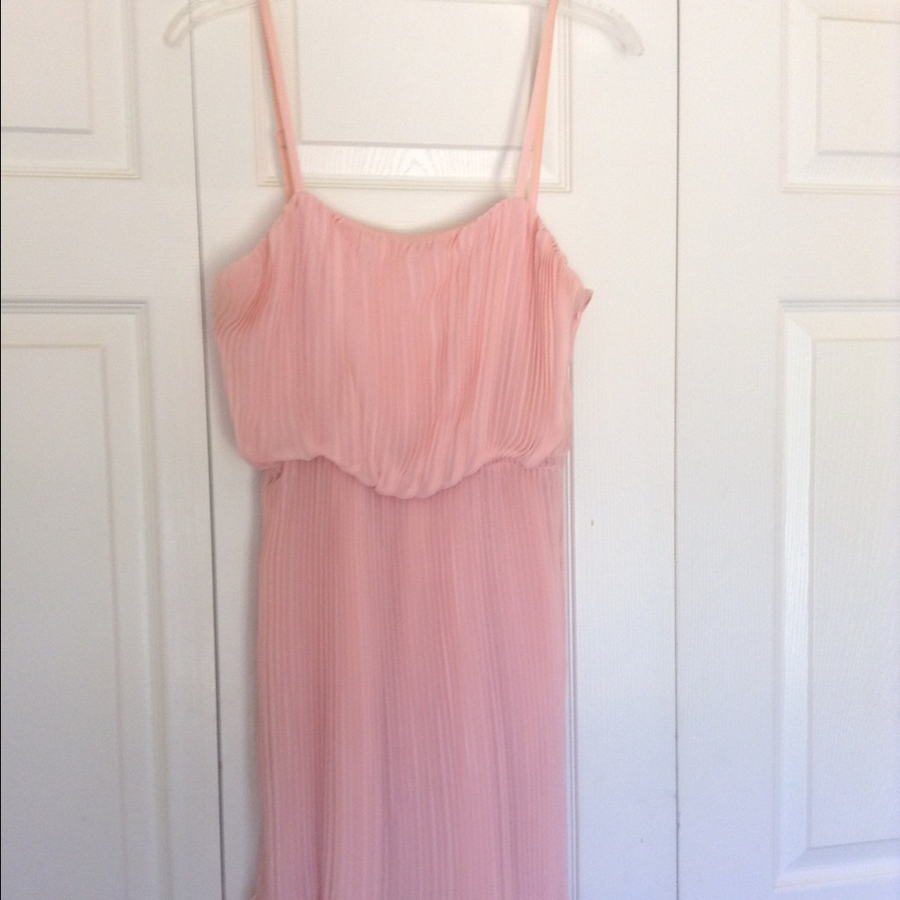 Pink Chiffon Dress.