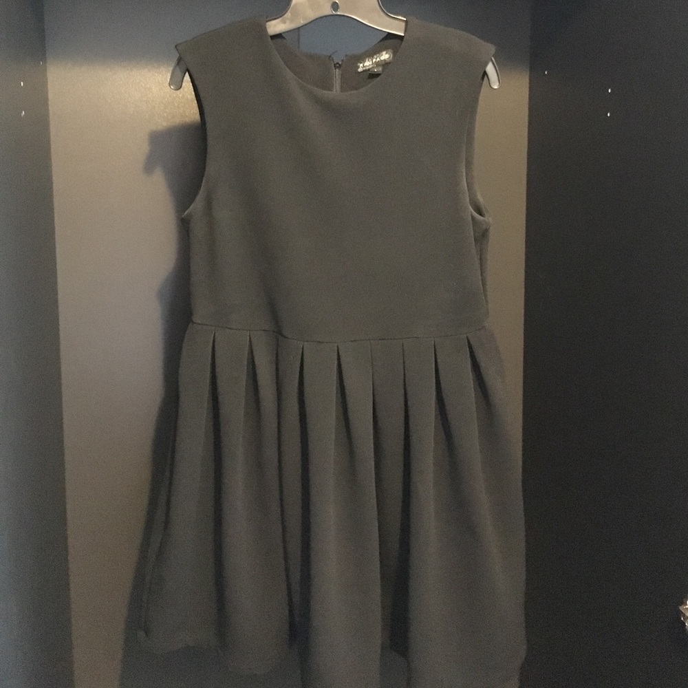 Black mini dress