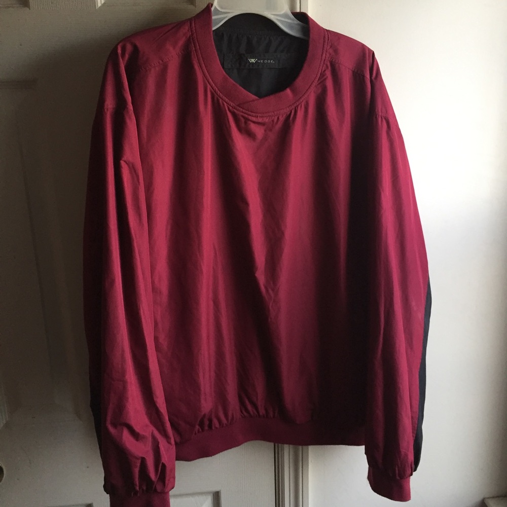 Wedge Red and Black Windbreaker