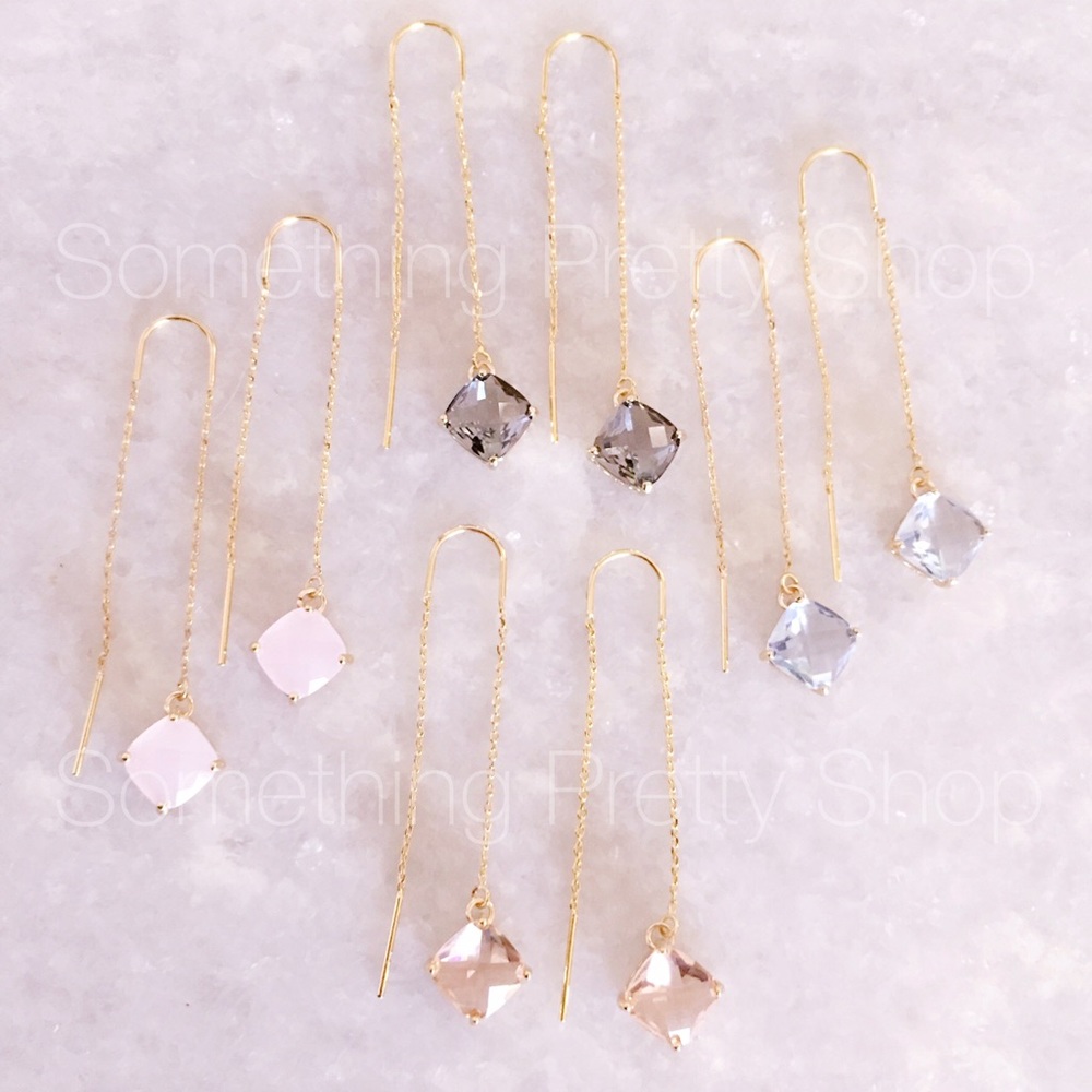 $170 PINK BHLDN GOLD 14K EARRINGS ANTHROPOLOGIE