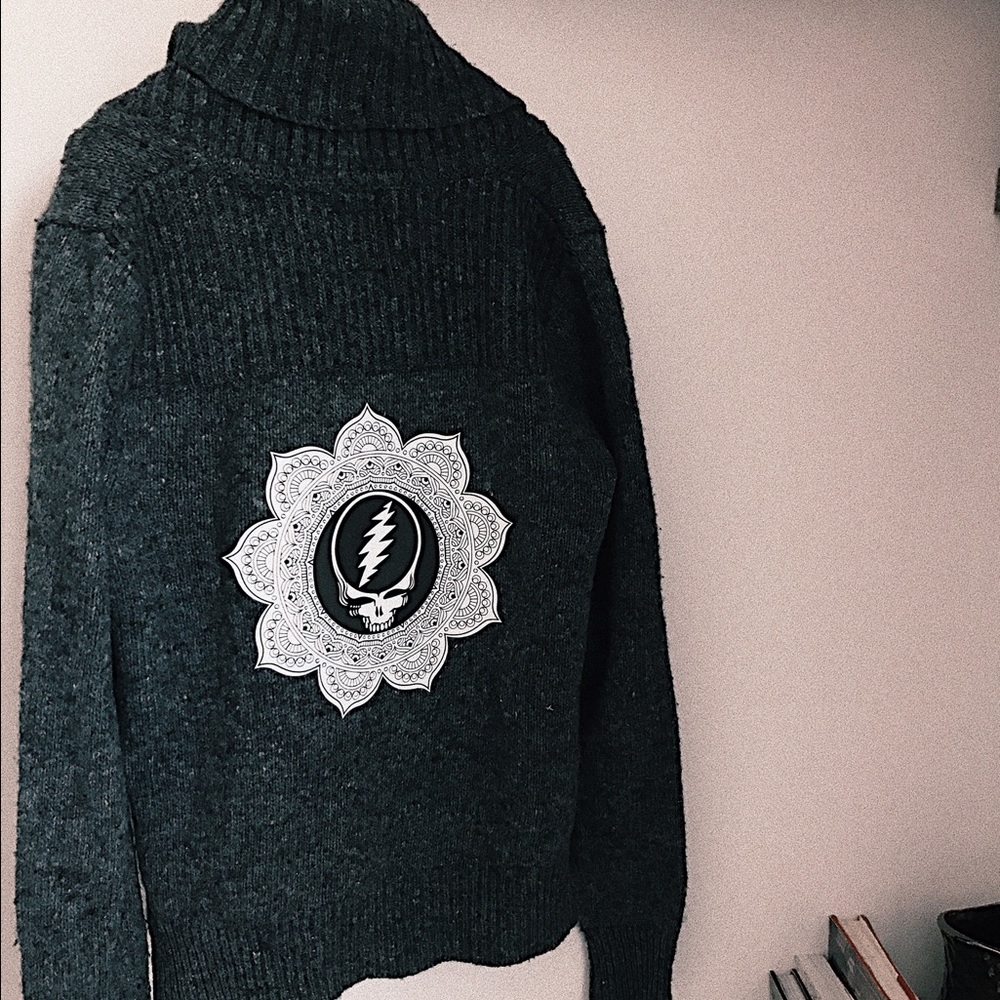 🚫SOLD🚫Grateful Dead Mandala Wool Cardi
