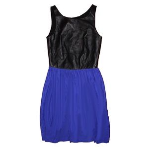 Amanda Uprichard Dress with Leather Top