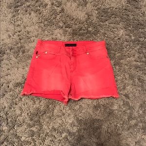 Rock Republic Pink High Waisted Jean Shorts