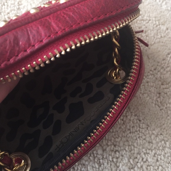 Cute Red Rebecca Minkoff Studded Mini Flirty Bag - Picture 3 of 5