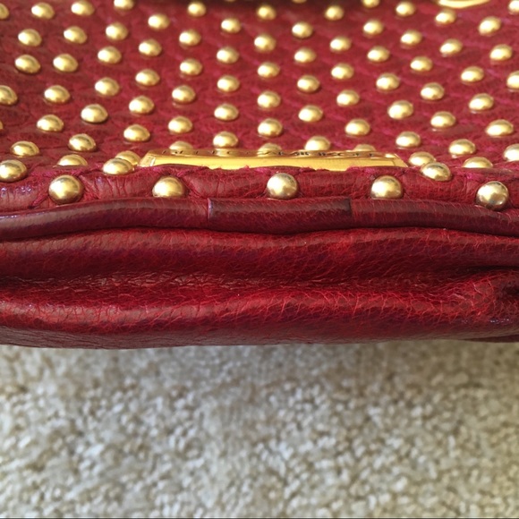 Cute Red Rebecca Minkoff Studded Mini Flirty Bag - Picture 5 of 5