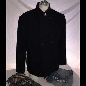 Men's Waist Length Pea Coat.