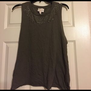 Shyanne olive green muscle top Shyanne olive green muscle top