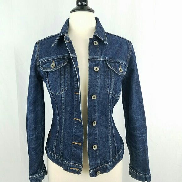 Sold For Joseph Paris Denim Jacket Dark Wash Sz S - Picture 1 of 4