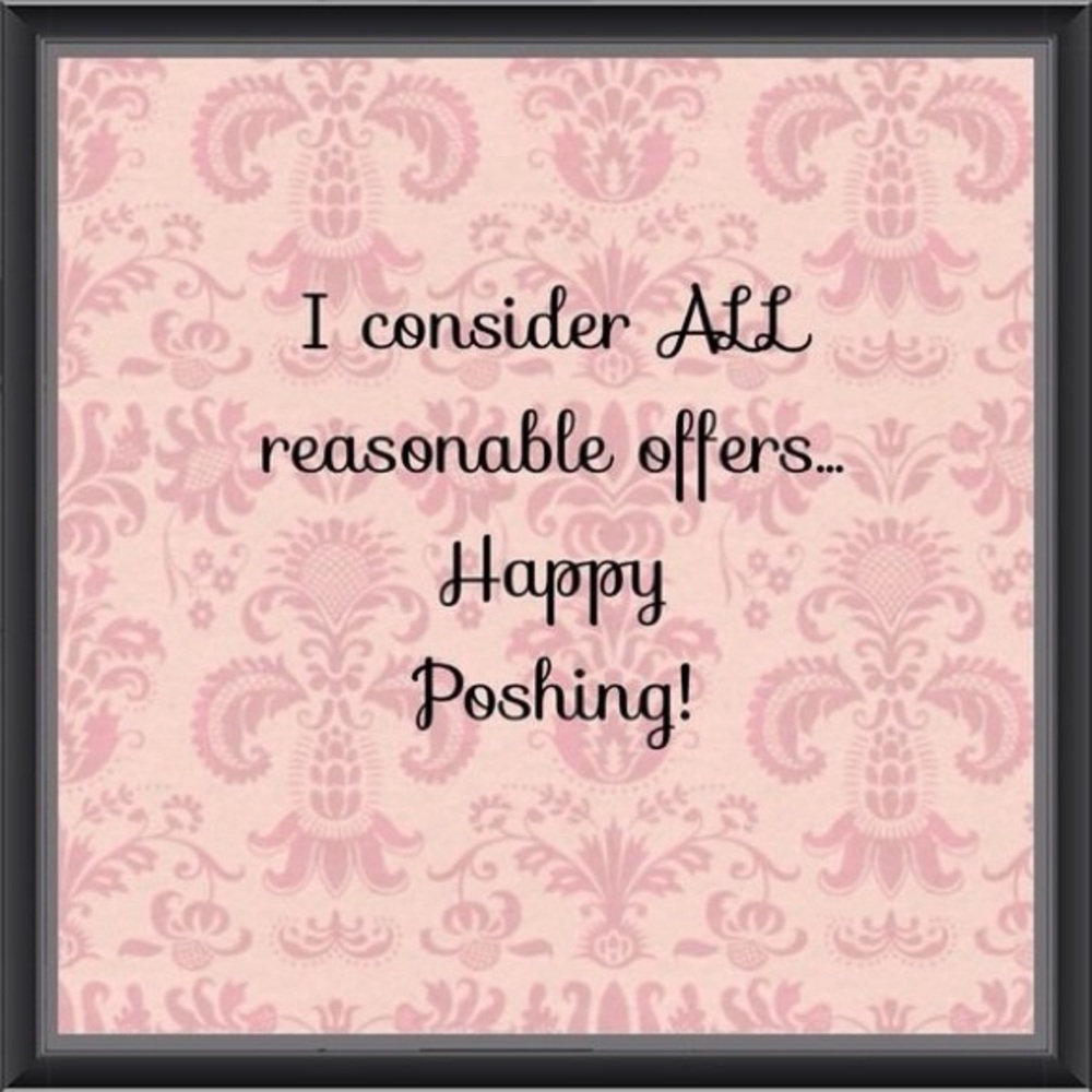 Reasonable offers accepted