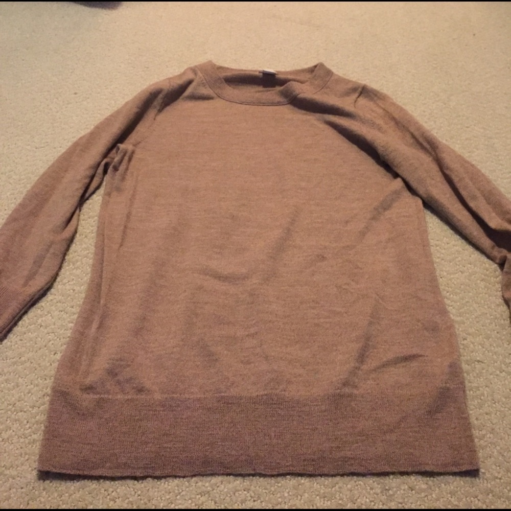 SOLD! JCrew merino wool crew neck sweater