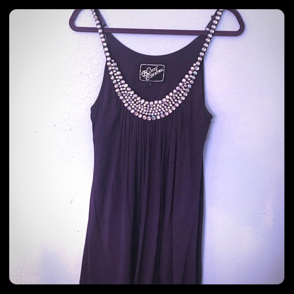 Soul Revival Beaded Tank Top
