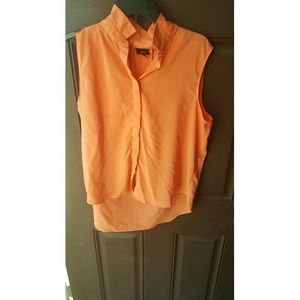 Light orange blouse.