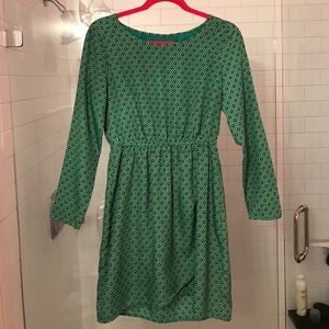 green j crew long sleeve dress