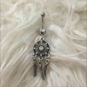 Dream catcher belly ring