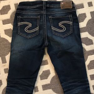 Silver Skinny Jean
