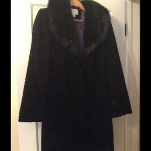 Black winter coat