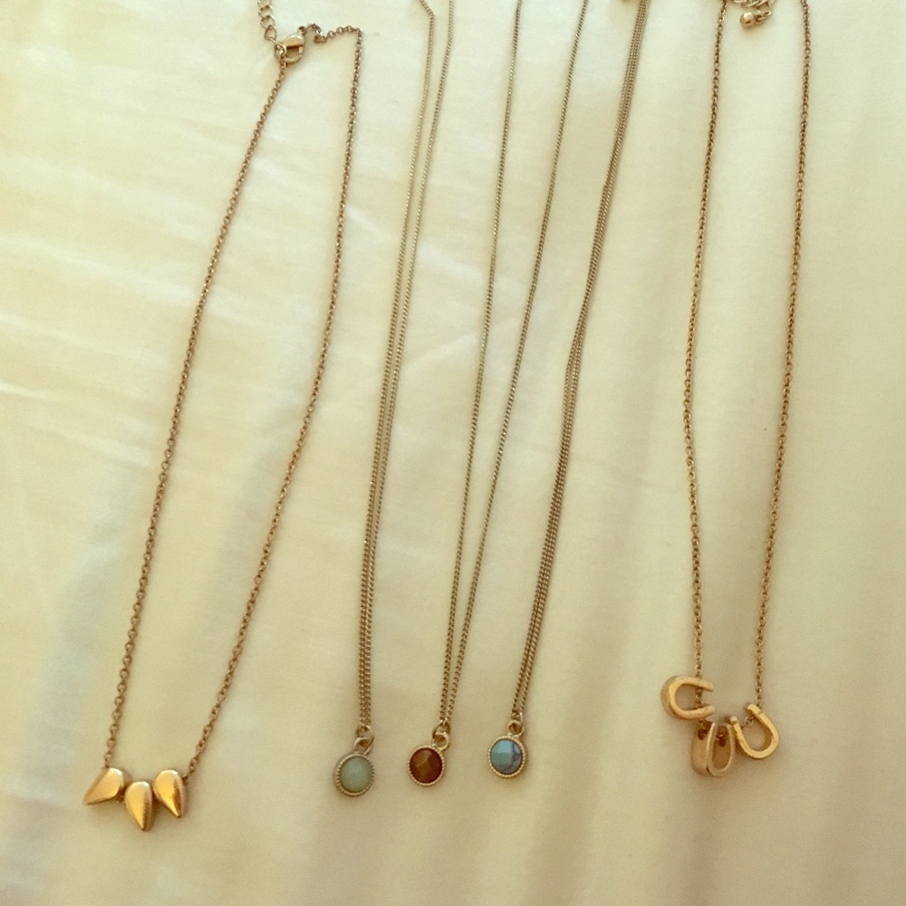 Bundle of forever21 necklaces