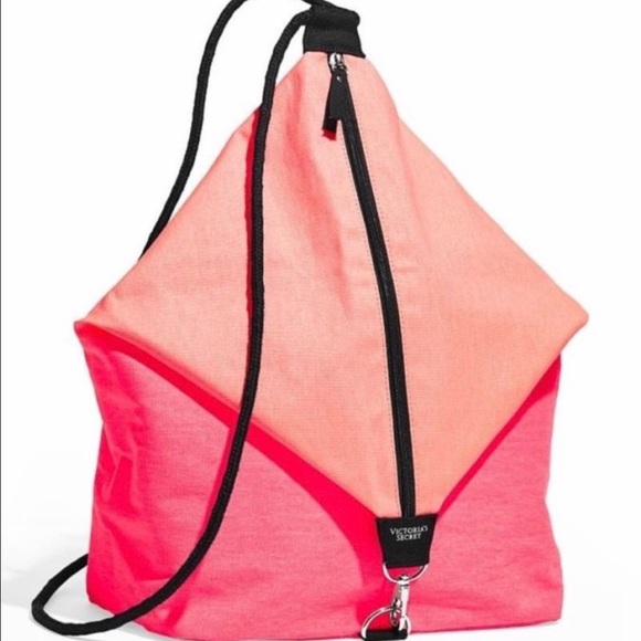 Victoria Secret Book/Beach/Shopper Drawstring Bag - Picture 2 of 4