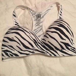 Excellent love pink yoga bra size xs