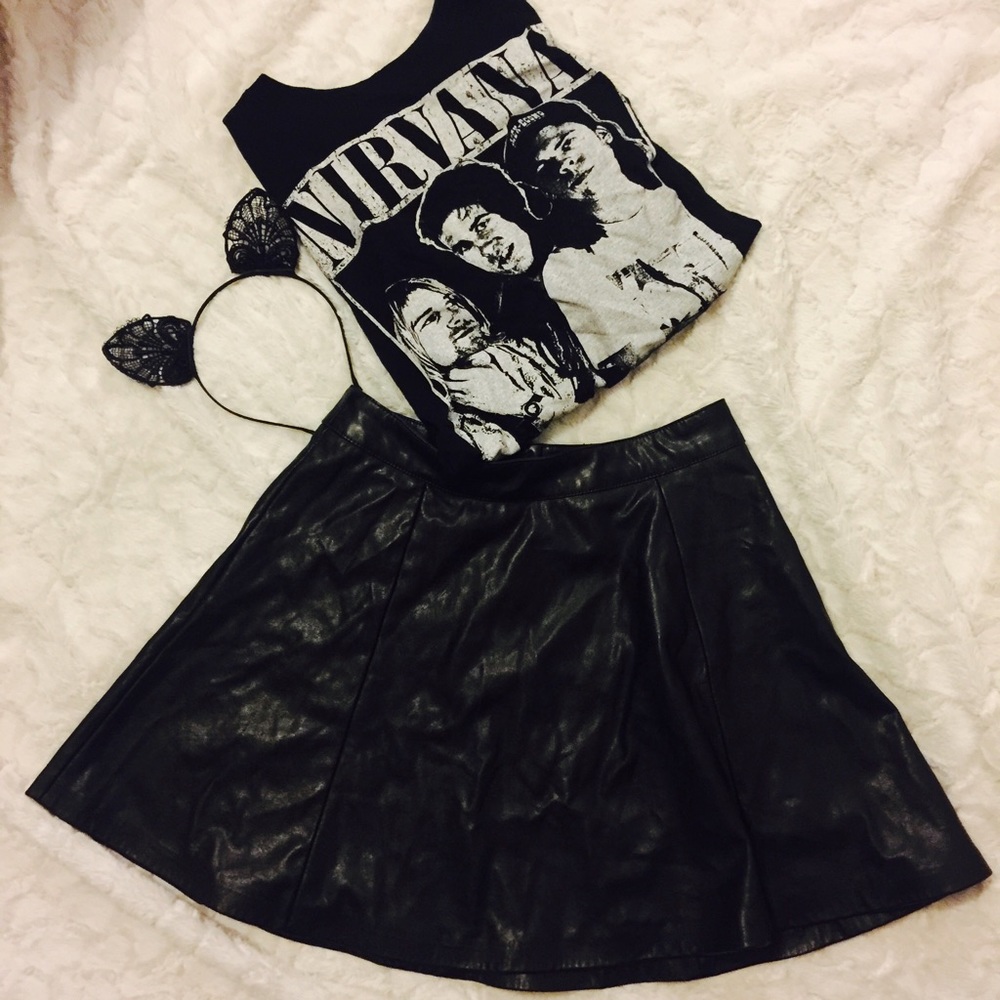 🖤Leather Skirt🖤