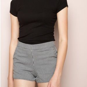 NWOT Brandy Melville Rumi Checkered Shorts