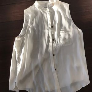 AG Cream Tank Blouse