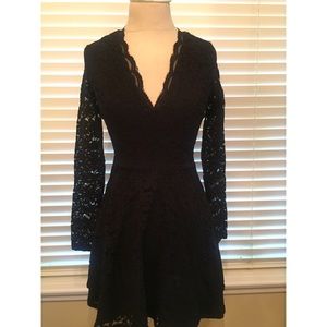Black Lace Cocktail Dress