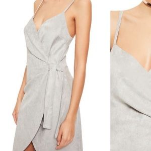 GREY SUEDE WRAP DRESS🖤