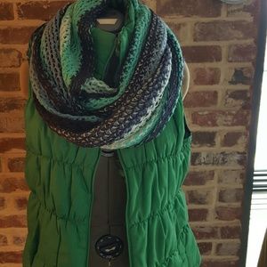 Winter vest w/infinity scarf