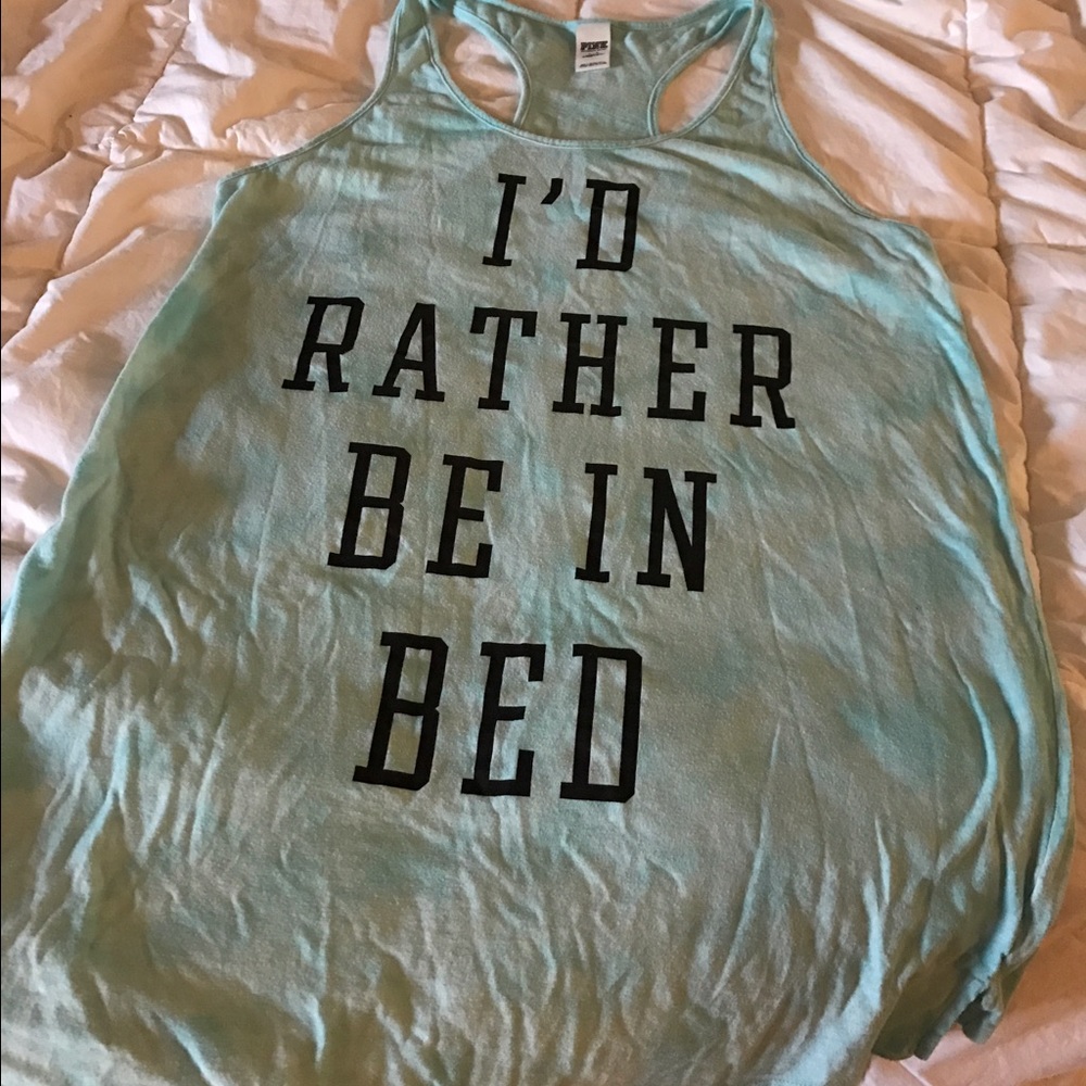 "I'd rather be in bed" sleep shirt
