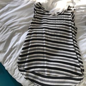 Ann Taylor Loft Petites striped blouse