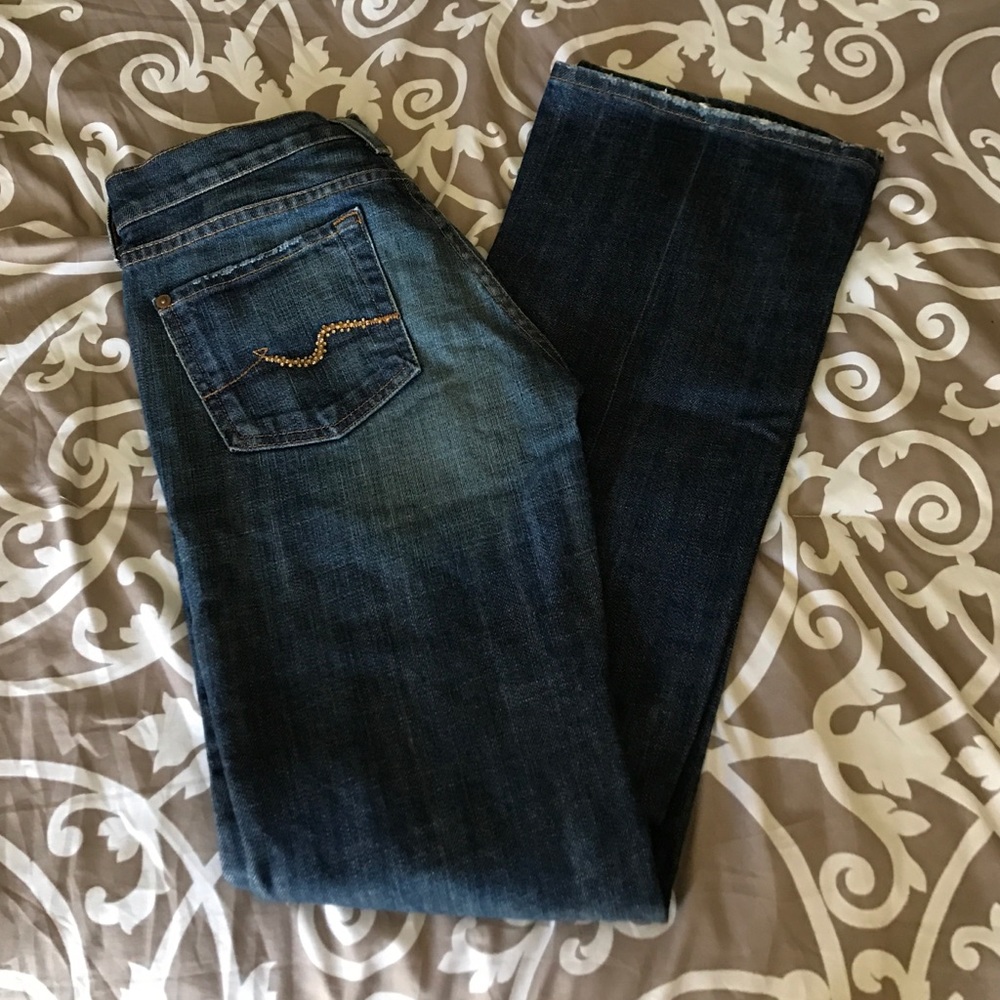 Seven for all mankind bootcut jeans size 27