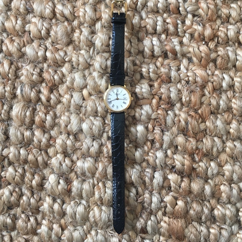 Tissot Ladies Watch with Embossed Strap