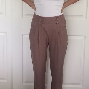 High waisted pants