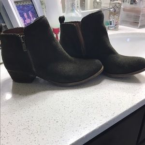 Lucky Brand Women's Basel Booties in Olive