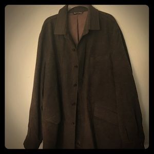 Men's Lightweight Brown Twill Jacket