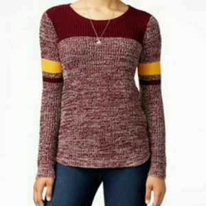 Freshman Marled Colorblock Sweater