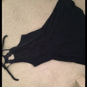 Navy blue skater dress