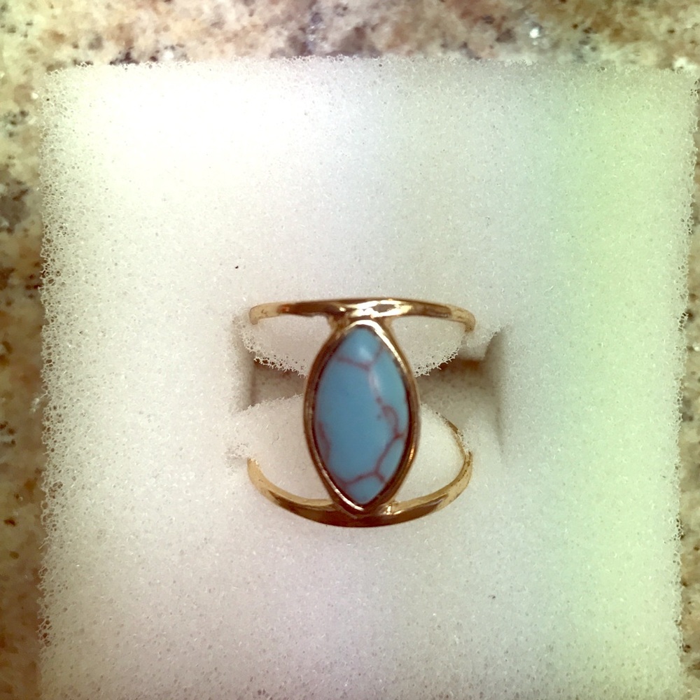 Gold Turquoise Ring