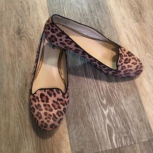 Cheetah print flats