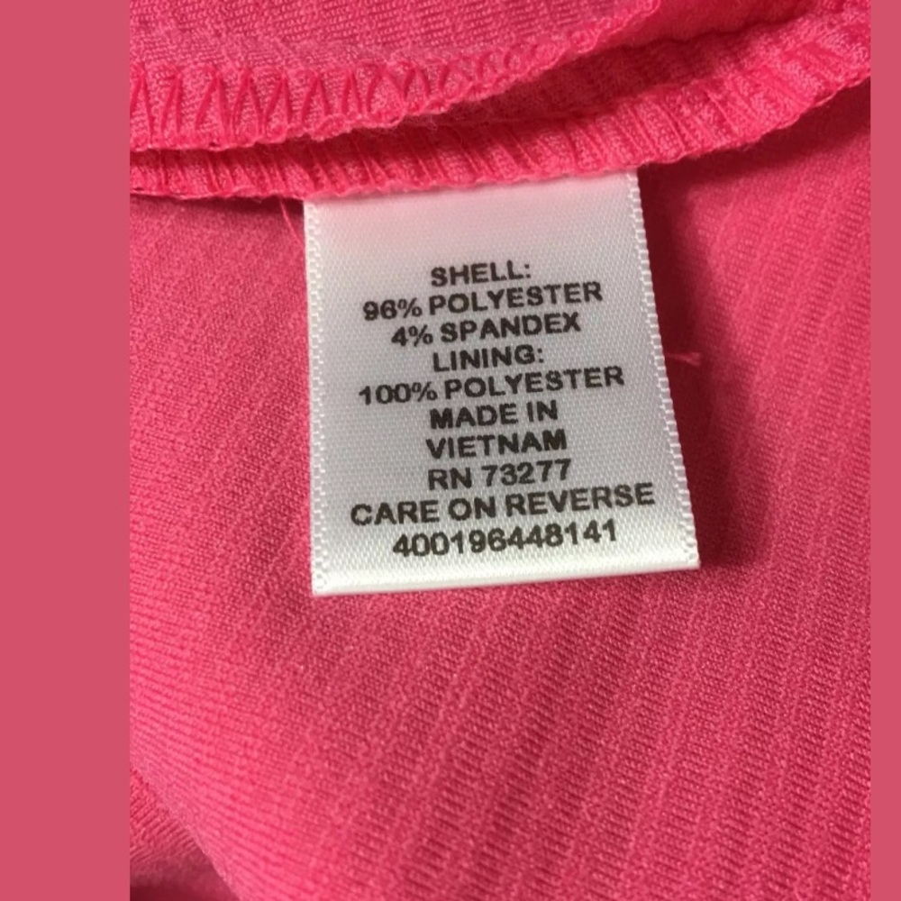 Elle Fandango Pink Textured Fit 'n Flare Dress - Picture 5 of 6