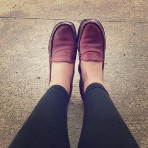 Thom McAn Red Loafers