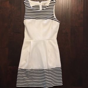 Black & white striped Madewell dress