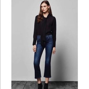 J Brand crop bootcut jeans (pure)